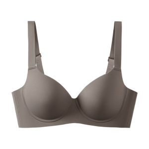 JIXIA | Sports Bra Large Size Gathered Anti-Sagging Shockproof Big Chest Appears Small Underwear For Young Women Fixed Strap Design