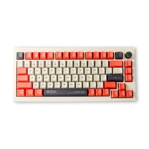 Keychron V1 Max 75% Custom Wireless Mechanical Keyboard 2.4 GHz/Bluetooth 5.1/Wired RGB with QMK/VIA Programmable Knob Hot-Swappable Gateron Switch Gasket Mount for Mac Windows Linux
