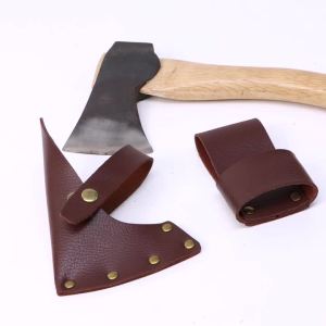 Leather Axe Sheath Adjustable Hatchet Cover Protector Case Cover Camping Accessories Lumberjack Outdoors Work Essentials Rust