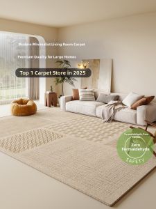 BOZK | Easy Clean Washable Rug Modern Minimalist