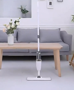 Spray Mop 360 ° Rotary Head Mop Dry Wet Dual-Use Microfiber Mop Cloth Household Dust-Proof Cleaner#TB05