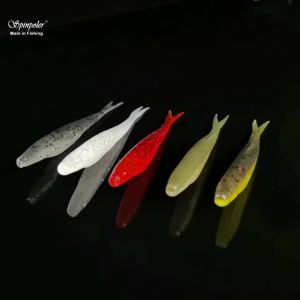 Mồi Câu Giả Spinpoler 10 Chiếc 7cm Kiểu Jerk Minnow Đuôi Tách Rời Chất Liệu TPR Mềm Nổi Dùng Cho Phương Pháp Texas Carolina Rig Dropshot