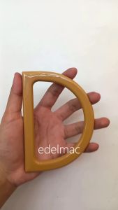 Gagang Tas D | Setengah Lingkar Plastik Handbag | Half Circle Plastic | Handle Bag Accessories DIY