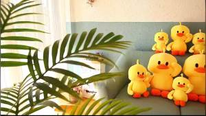 20/28CM Cute Little Yellow Duck Plush Toy Cute Doll Cushion Stuffed Plush Toy for Kids Birthday Gift Home Decoration