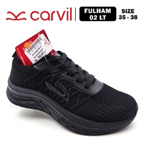 Sepatu Sekolah Anak SD SMP Remaja Laki Laki/Perempuan – CARVIL – FULHAM 02 LT – Size 35-38 – Sneakers – Sport – Tali