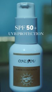 **【COD】4pcs ONLYOU Sunscreen Cream SPF50+PA+ & Brightening Toning Cream & Amino Acid Pore Cleanser 【BPOM】**
