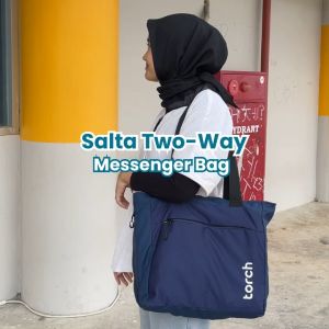 TORCH Salta 2in1 Totebag Backpack Laptop Water Repellent - Tas Punnggung Ringan Simpel Tahan Air