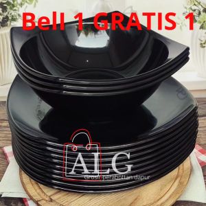 paket 6pcs isi 3piring kotak ceper campur 3mangkuk kotak sayur tebal foodgrade