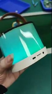 Music Player with Microphones Portable Wireless Bluetooth Speaker Integrated Karaoke Speaker Outdoor Portable Mini Speaker