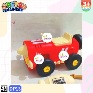 MwnToys Mainan Bongkar Pasang Little Retro Engineer KODE DP