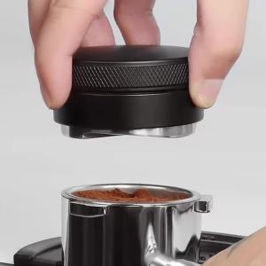 Coffee Distributor Espresso Distribution Tool/Leveler 3 Angled Slopes Adjustable Palm Tamper Fits 51/53/58mm Portafilter