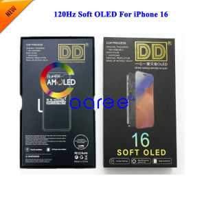 DD Brand 120Hz Soft OLED LCD Display For iPhone 16 LCD Display For iPhone 16 Display LCD Screen Touch Digitizer Assembly