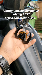 Cantolan Gantungan Barang Motor Matic Model Lipat Full Besi Cabang 2 Cakar Model Spider Beat Mio Vario Nmax SPAREPART MOTOR TERMURAH