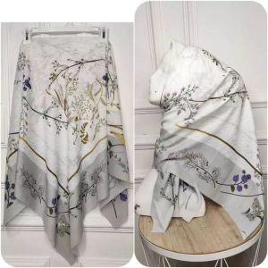Kerudung Segi Empat Voal Motif Premium Printing Lasercut Best Seller