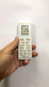Remote Dùng Cho Máy Lạnh Máy Sanyo Điều Khiển Điều Hòa Không Khí SAP-K9AP Kèm Pin AAA
