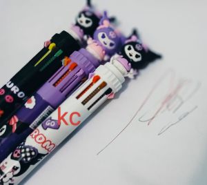 SANRIO multicolor pen KOROMI CINAMORO MELODY  CINAMORO POCHACO POMPURIN 10 warna 1 color  pen warna