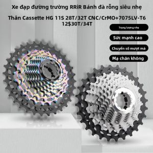 Bộ Líp Xe Đạp Đường Trường Siêu Nhẹ RIRO 11/12S-28-34T Mạ Chân Không CNC Kiểu Rỗng Dành Cho Xe Đạp Tốc Độ 11/12V