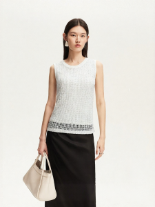 Vero Moda | Áo Thun Len Không T Tay Bóng Bẩy Phong Cách Mùa Hè