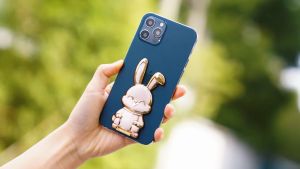 Foldable Rabbit /Astro Phone Holder Cute 3D Rabbit Case