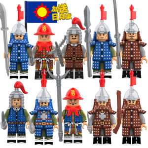 Compatible with Building Blocks Doll Assembled Kerui Kt1091 Ancient Ming Army Dynasty Armor Soldiers Model Doll Toy