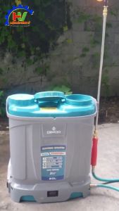Bình phun thuốc DEWOO 2 Bơm có đảo thuốc.Phun kết hợp đảo thuốc cực mạnh.Bình 12V12AH.Bảo hành 12 tháng
