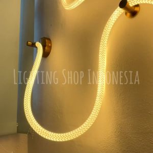Lampu dinding lampu gantung hias led panjang 2meter 3.5meter 5meter tekstur mewah modern bed side wall lamp light