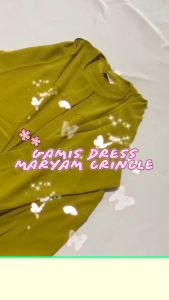 GAMIS LEBARAN TERBARU GAMIS MARYAM CRINCKLE AIRFLOW PREMIUM