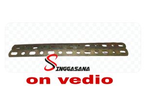 BESI PLAT BREKET BRACKET LUBANG LOBANG BESI PANJANG 30CM LEBAR 2CM