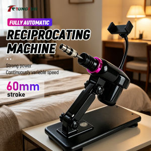 60mm Stroke 360° Adjustable Automatic Telescopic Linear Actuator with Suction Cup Stand 3XLR Connector Power Controller