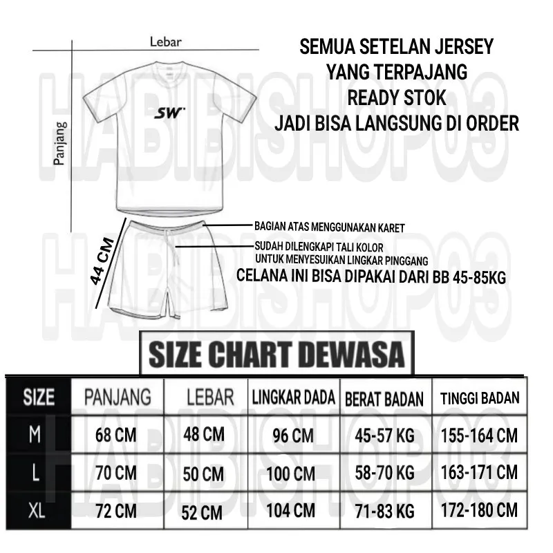JERSEY FUTSAL DEWASA JERSEY SEPAK BOLA DEWASA BAJU BOLA DEWASA