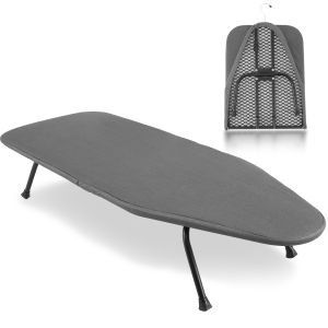 Tabletop Ironing Board Foldable Small Ironing Board Portable Ironing Pad with Heat Resistant Cover For Small Spaces Iron clothes