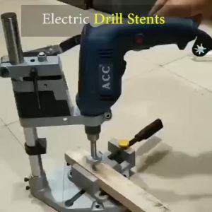 PAKET Stand Drill Dudukan Bor Tangan Listrik Clamp Bracket