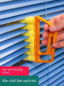 Wonderful Dust Cleaning Tool for Blinds Air Conditioner Grille Ventilation Gap Brush Window Curtain Steel Handle Brush