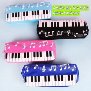 [MSIA SHIP] NOVELTY Creative Kids Piano Music Cartoon Canvas Animals Pencil Case Hello Kitty Doraemon Bekas Kotak Pensil Box Kanvas Kids Children Goodies Birthday Christmas Valentine Gifts Presents Cosmetic Bag Alat Tulis Kanak-kanak Kotak Pensil 小孩 文具 铅笔