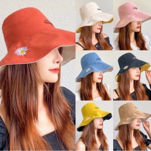 Night Caps Hats Daisy Summer Hat Womens Reversible Bucket Hat Beach Hat