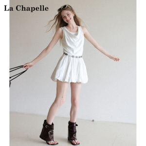 La Chapelle | Off-shoulder Flutter Sleeve A-line Slimming Short Dress