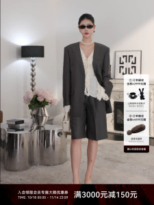 Lynne Classic Silk Woolen Suit Straight Leg Pants Womens Fashion Commute Style Polyester Blend Material Elegant Ensemble