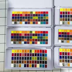 Belgium Isaro Artist Watercolor Paint 70 Colors acuarela Split Limited Color 6 Color Set Professional Drawing Art Supplies