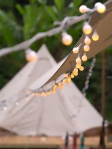 BabyShop-C775 Lampu Tumbler LED Rainbow Motif Bola Salju / Lampu Tumblr 10 Meter Anggur Bulat Twinkle Light / Lampu Natal Hiasan Dekorasi