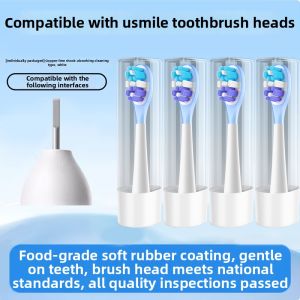 [China Plug Adapter Needed] fivemore | Compatible Usmile Electric Toothbrush Heads