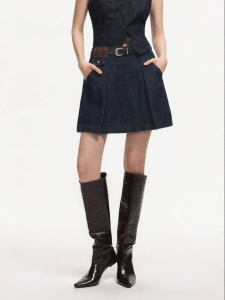 ONLY | Autumn New High Waisted Lyocell Pleated Skirt