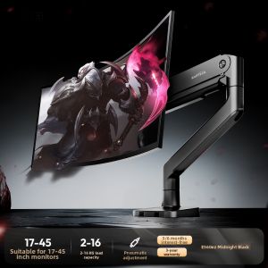 Brateck | Heavy-Duty Computer Monitor Arm Bracket for Large Screen Secondary Display