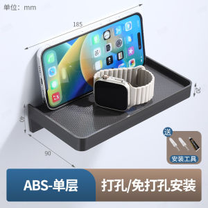 Space Aluminum Toilet Paper Holder Wall Mounted Bathroom Tissue Box No Drilling Required Paper Towel Rack Storage Shelf