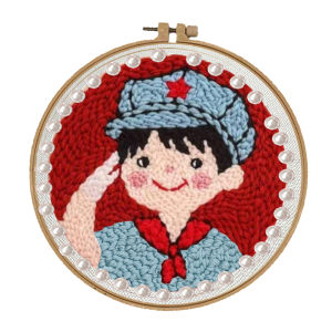 Túi Thêu Kim Tự Làm Thủ Công Thêu Hạt Ngọc Trai Thêu Hoạt Hình Thủ Công Thêu Kim Tự Làm Thêu Kim Tự Làm