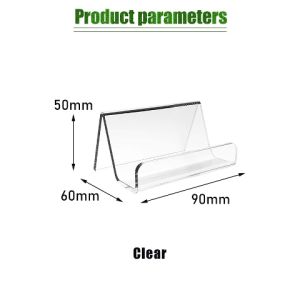 Holder Stand Counter Hp Acrylic - Tatakan Akrilik Phone Toko Handphone - Tempat Kartu Nama Akrilik Acrylic - Stand Kartu Nama Acrylic / Name Card Holder Kantor