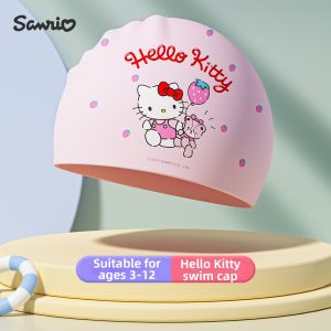 Mesuca | Cute Comfortable Large Swimming Cap for Girls Printed