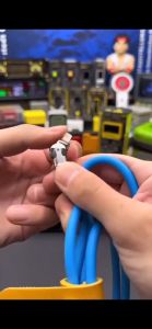 สายชาร์จ6A 120W 180 ที่ชาร์จ การเร็วสูงสุดหมุน มิเตอร์ซึ่งมีสายต่อ USB ใช้งานง่าย ชาร์จไวขึ้นถึง 50% สำหรับ Xiaomi, Samsung, Huawei, Vivo, Realme สำหรับโทรศัพท์ Android