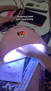 Biutte.co Pengering Kutek Kuku LED UV Nail Dryer 36W - Pink