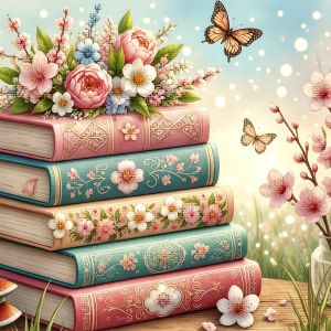 HUACAN Diamond Paintig Book Landscape Mosaic Handmade Rhinestones Diamond Mosaic Rose Flower Home Decor Square Round Drill