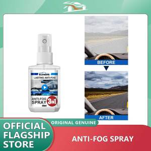 Rayhong น้ำยากันหมอก60มล.สเปรย์น้ำยาล้างท่อกันฝนกันน้ำกันหมอกกันลมหน้าต่างรถสเปรย์เคลือบกระจกสเปรย์กลิ่นหน้าต่างรถยนต์และทำความสะอาดกระจกหน้ารถป้องกันหมอกบนกระจกบังลมเลนส์แว่นตา